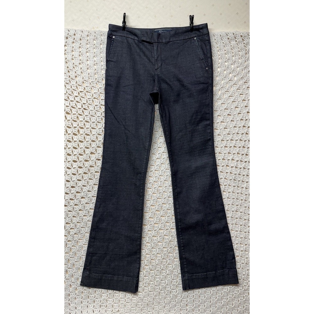 Tommy Bahama Camden Denim Trouser Jeans Women Size 8 Dark Navy Blue Bootcut